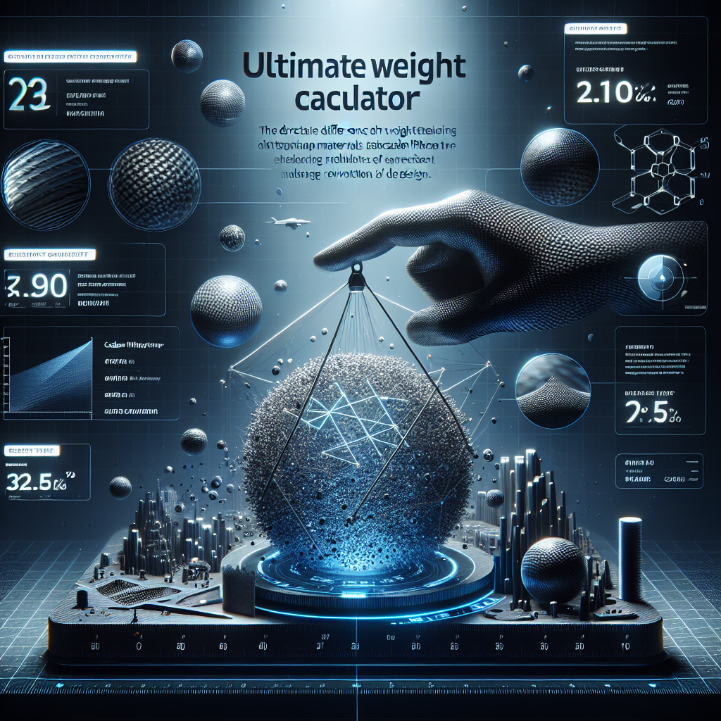 Revolutionize Your Design with Carbon Fiber Sheets: The Ultimate Weight Calculator