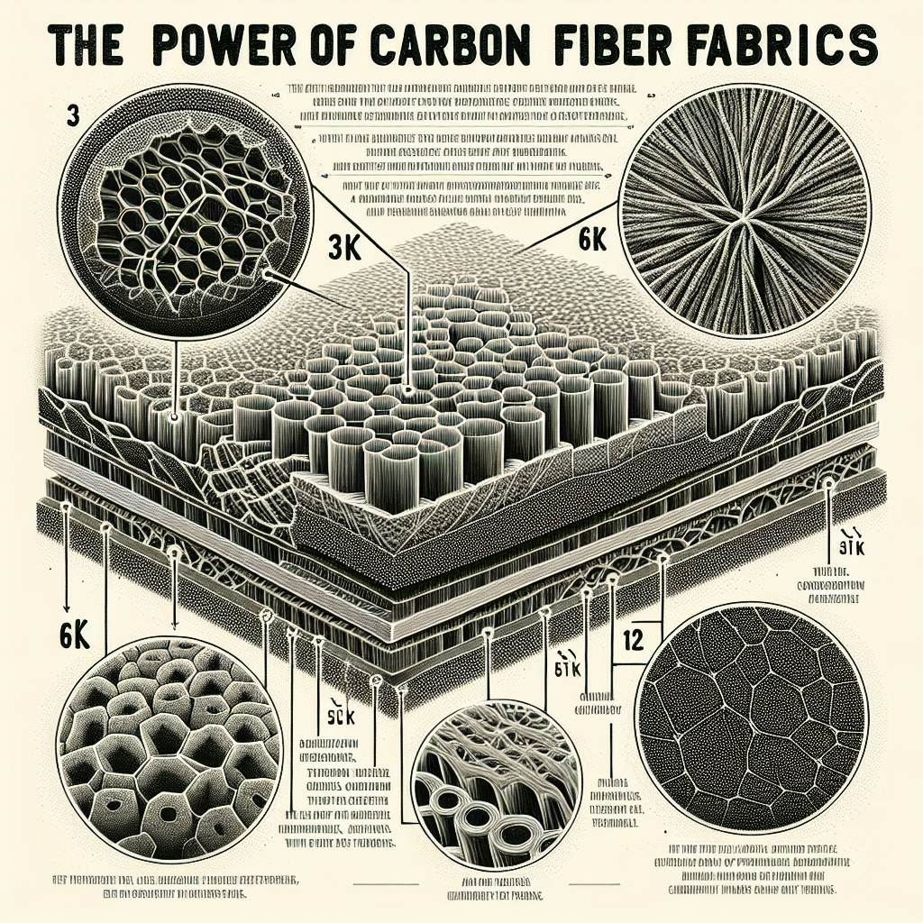 Unveiling the Power of Carbon Fiber Fabrics: A Comparison of 3K, 6K, and 12K