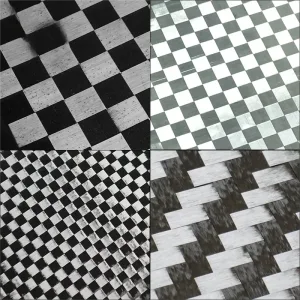 12K 80g 20*20mm Spread Tow Carbon fiber fabric