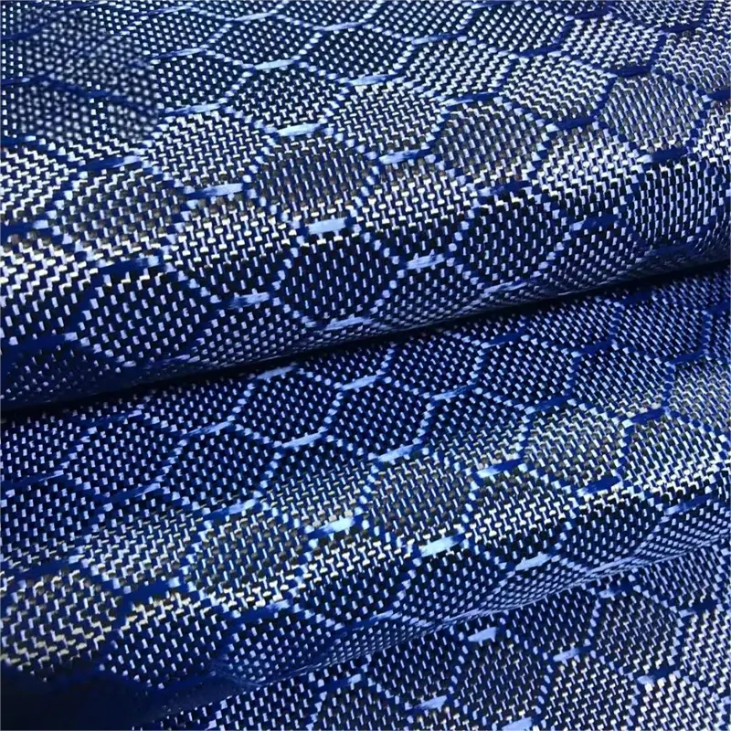 3 3K 240g Hexagonal football black/yellow/blue/red carbon fiber cloth
