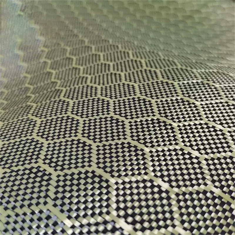 5 3K 240g Hexagonal football black/yellow/blue/red carbon fiber cloth