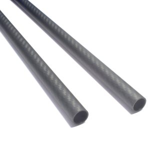 3K twill matte finish 4pcs Carbon Fiber Tube