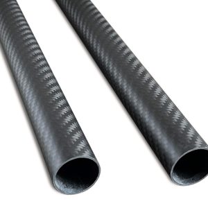 3K twill matte finish 4pcs Carbon Fiber Tube