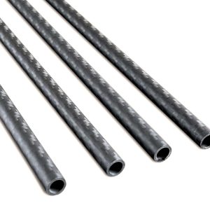 3K twill matte finish 4pcs Carbon Fiber Tube