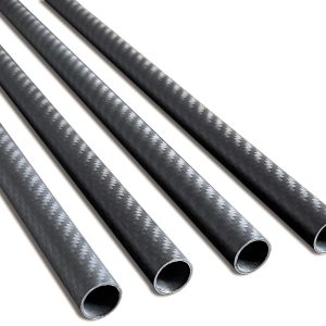 3K twill matte finish 4pcs Carbon Fiber Tube