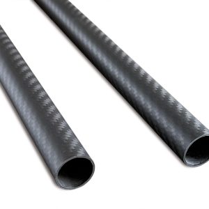 3K twill matte finish 4pcs Carbon Fiber Tube