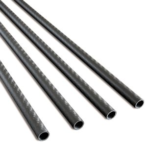 3K twill matte finish 4pcs Carbon Fiber Tube