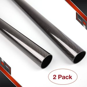 3K Carbon Fiber Tubes Glossy Surface