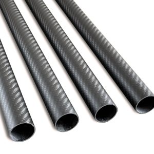 3K twill matte finish 4pcs Carbon Fiber Tube