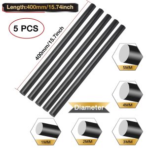 DIY Craft Solid 3K Carbon Rod Bar