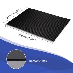 3K Twill Matte Carbon Fiber Sheets Plate 6 3K Twill Matte Carbon Fiber Sheets Plate
