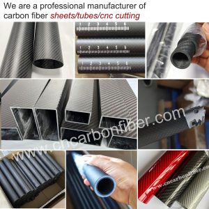 3K twill matte finish 4pcs Carbon Fiber Tube