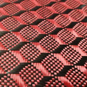 3K 240gsm Cube Pattern Jacquard Carbon Fiber Fabric
