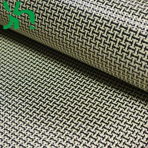 3K 210g carbon fiber colorful Kevlar blend fabric
