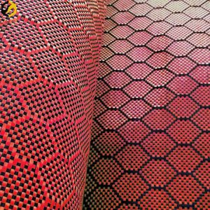 3k 240g Honeycomb Hexagon Carbon Fiber and Aramid Woven