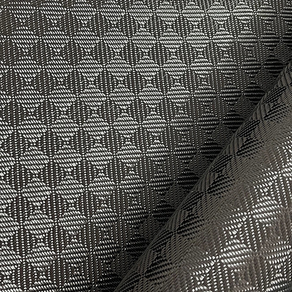 Ha91d3bbeb00f4549a0a7b85173e48b655-1.jpg 3k 280g Square pattern Carbon Fiber Jacquard Plaid Fabric
