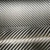 Black 2x2 twill carbon fiber fabric close-up