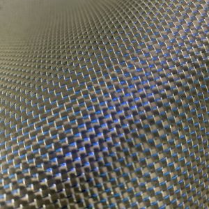 3k 210g Blue Metal Wire T300 Carbon Fiber Fabric