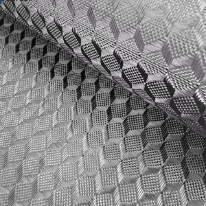 3k 240g Solid Cube Jacquard Carbon Fibre Cloth