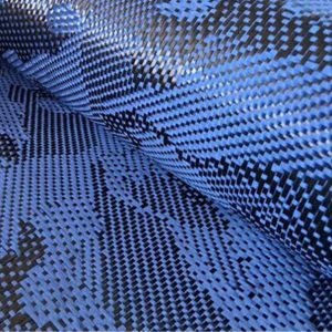 240g Camouflage Jacquard Hybrid Aramid Carbon Fiber Fabric