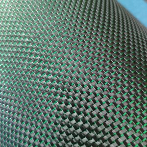 3k 210 Green Metal Wire T300 Carbon Fiber Fabric
