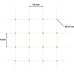 Perforated release film VC011