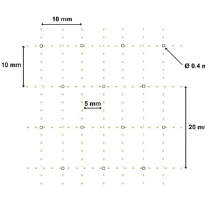 Perforated release film VC013P 2 Perforated release film VC013P