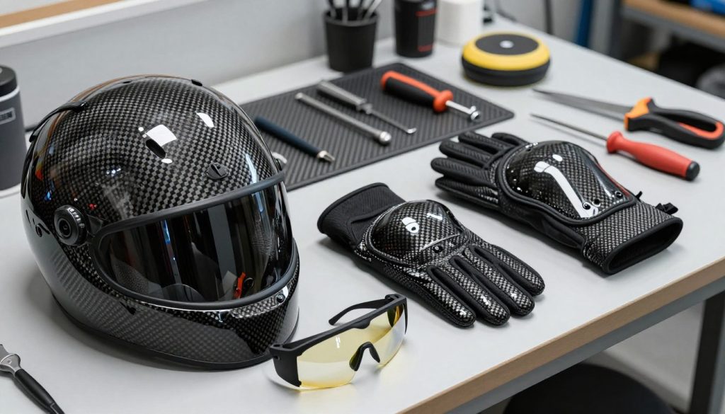 carbon fiber safety equipment