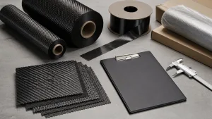 Carbon fiber material formats arranged for a procurement quotation review