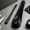 Fine and large carbon fiber tow bundles with corresponding fabric samples